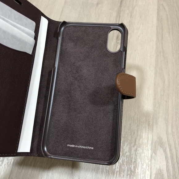 Coach Accessories Coach Iphone Xr Phone Folio Case In Signature